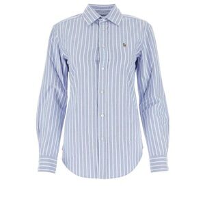 Ralph Lauren Light Blue Striped Button Down Shirt